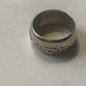 Vintage Sterling Jewish Ring size 5.5